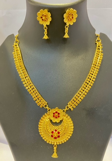 Minakari sleek necklace