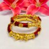Manipuri Minekari Bala (Pair Red Blue and Green available)