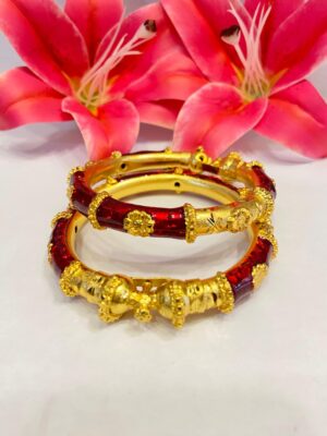 Manipuri Minekari Bala (Pair Red Blue and Green available)