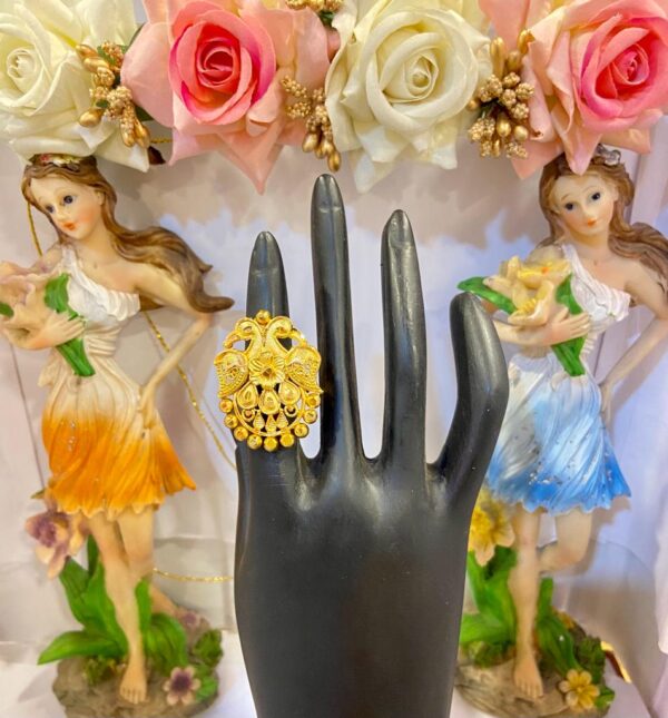 Double Peacock Finger ring