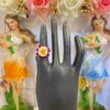 Minekari Floral Finger ring
