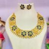 Floral Series chatai minekari necklace