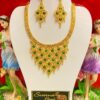 Peacock tail series minekari necklace