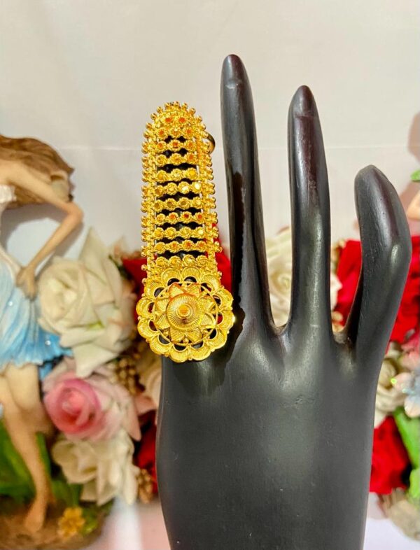 Gold replica Bridal Catterpillar Finger ring