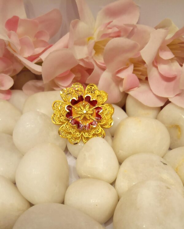 Minekari flora Finger ring