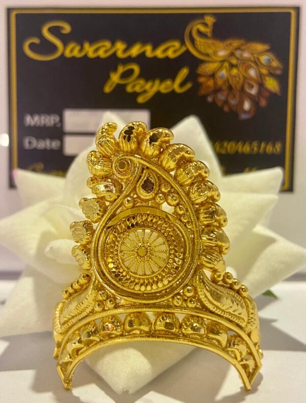 Sunflower  leafs Motive Bridal Crown