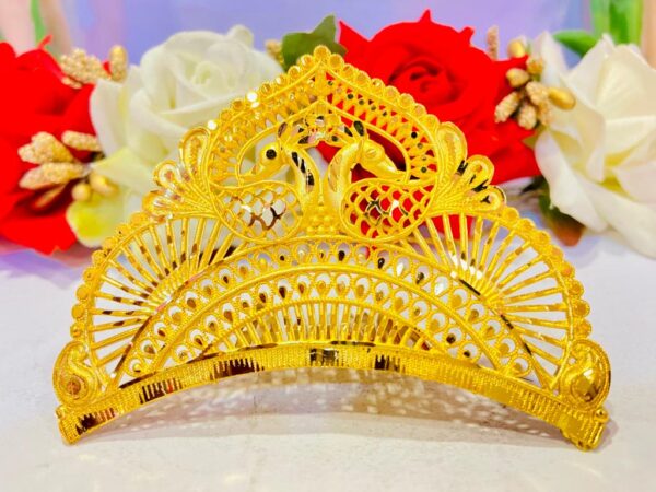Double Mayur Motive  Bridal Crown