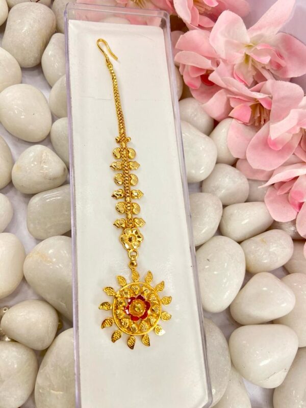 Sun Chakra  Jasmine Flower Motive Tikli