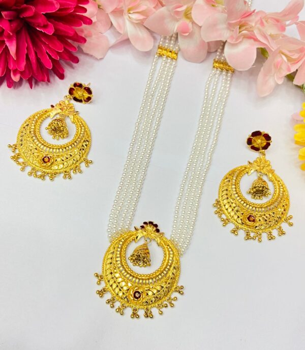 Flowers Kanbali Jhumka Motive Sitahar