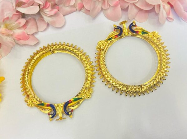 Double Peacock Khilen konkon (pair)