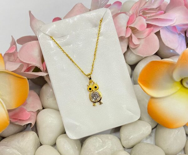 Owl  Pendant with Chain