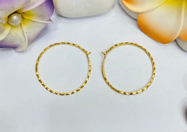 Circle Ring Motive Medium Earrings