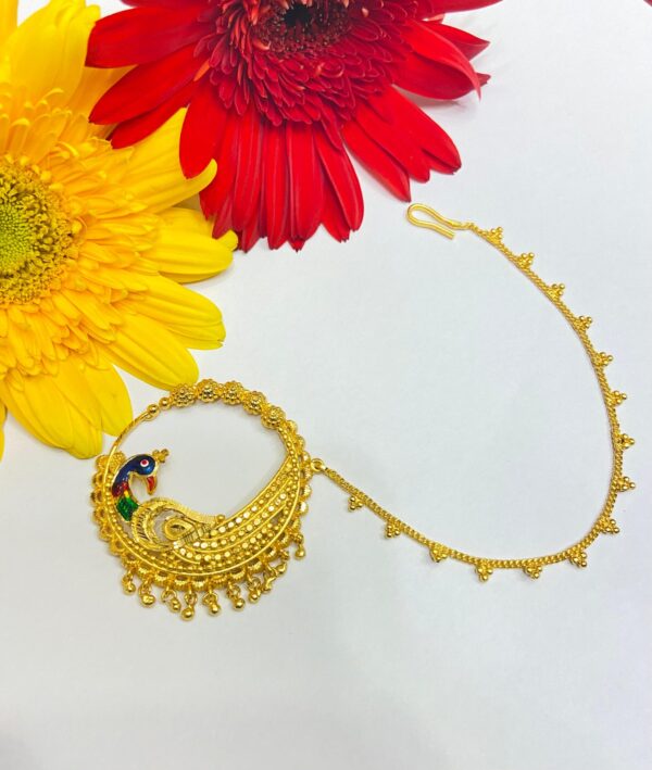 The Mayuri Exclusive gold replica nose ring!!
