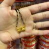 Black Beads DoubleBati MangalSutra (no ears)