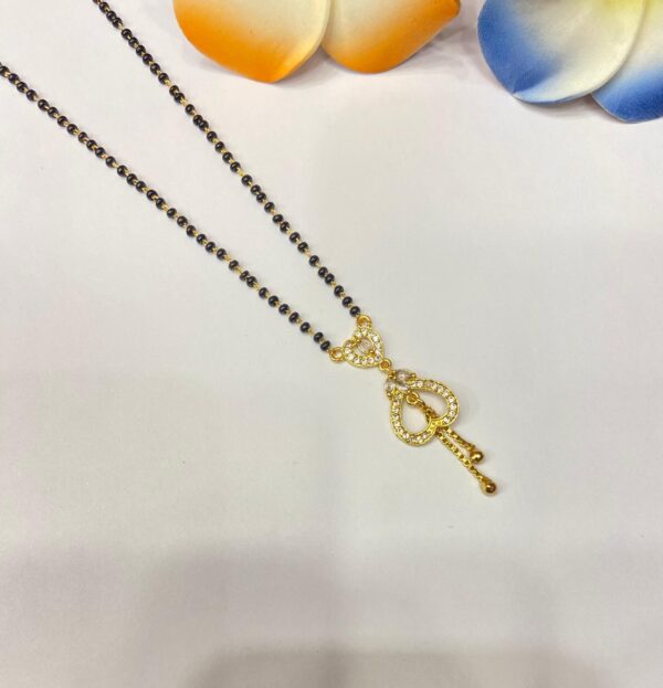 Heart Stone pendant mangalsutra
