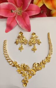 Bird and flower style hasuli set