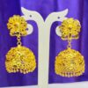 Minekari Flower jhumka