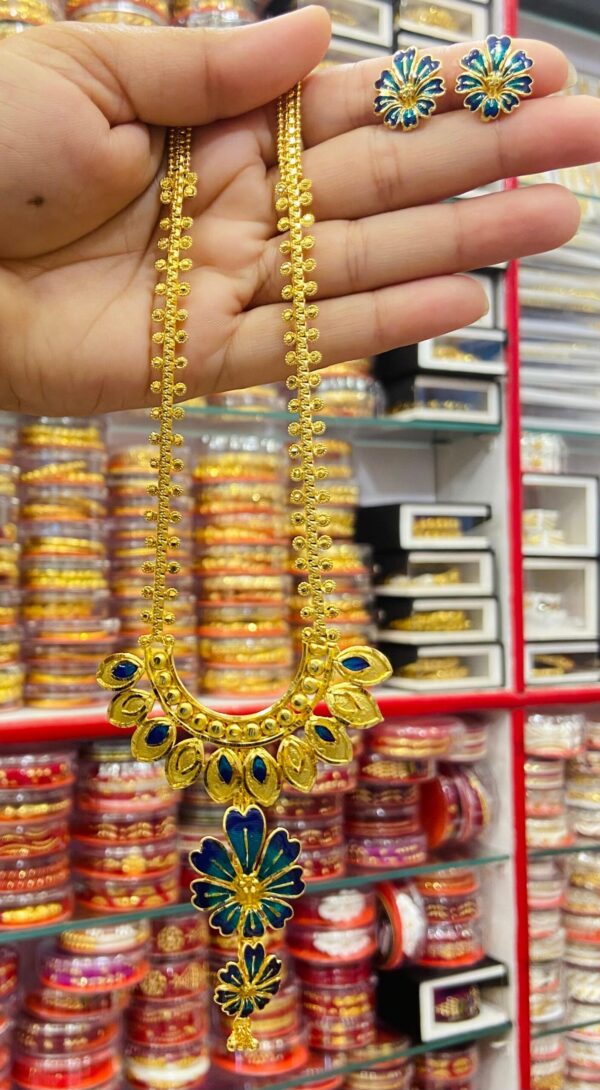 Shiuli  folwer long set with minekari