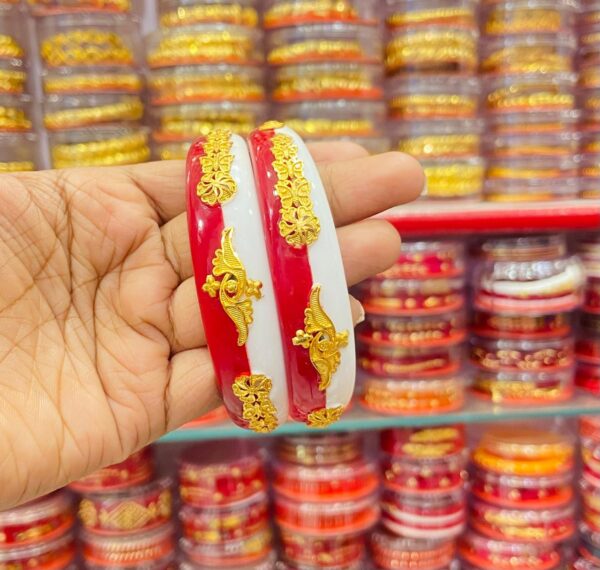 Butterfly Motive Bracelet Sankha Pola Mix
