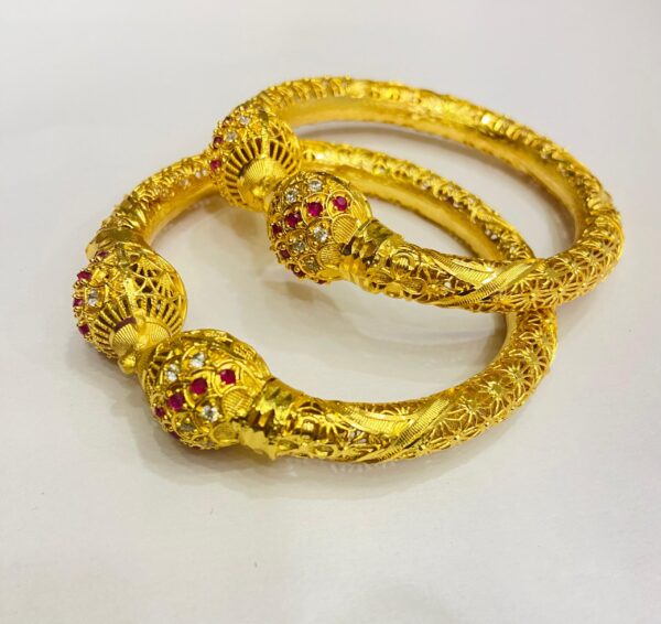 Jali Bollom Stone Bala (Pair)