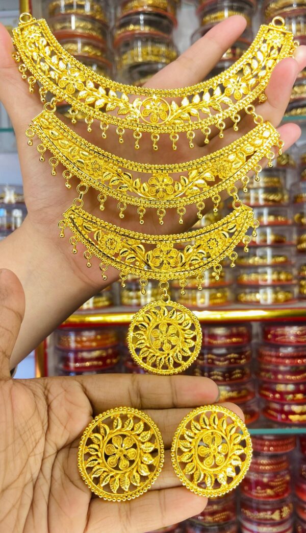 Triple Layer Designer necklace