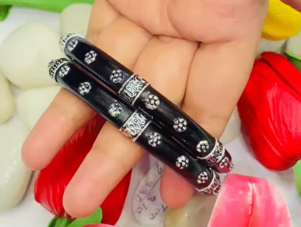 99.5 pure silver Oxidize style Ruli Pola