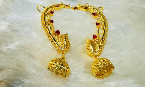 Stylish Gold Plated Sabeki Pata Full Kan