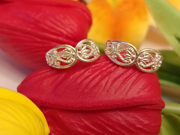 99.5 pure Silver dual arc toe ring