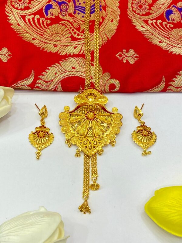 Lris flower minekari Tie Set
