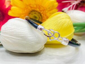 Love stylish  pure silver black noya (single)