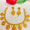 Peacock and Flower designer necklace