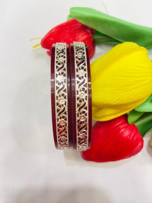 99.5 pure silver Flower Noksha Pat  Pola
