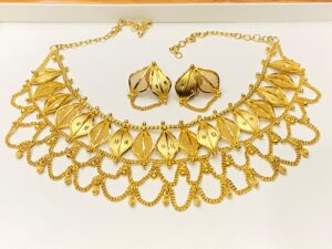 Pata designer Gold Replica jalore necklace