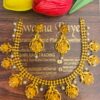 Peacock and Flower designer necklace