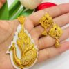 Mayur Stylish shell pendant and ear set