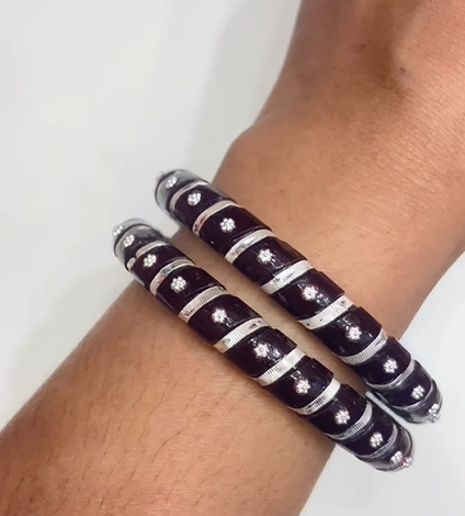 99.5 pure silver pech Pola Black