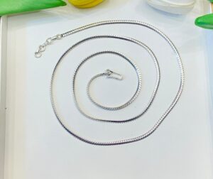 92.5 Pure Silver Sleek kamar Belt