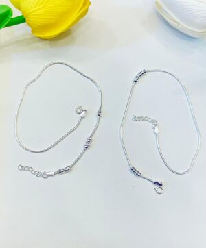 92.5 Hallmark Silver Glizzery Payal