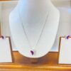 92.5 Pure Silver HalfPink Pendant With Tops (without chain)