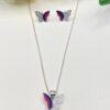 92.5 Pure Silver HalfPink Pendant With Tops (without chain)