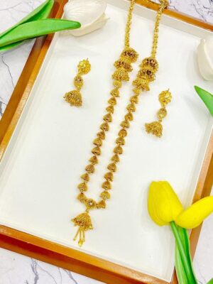 Jhumka chain exotic finish