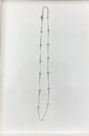 92.5 Pure Silver pearl and Chain