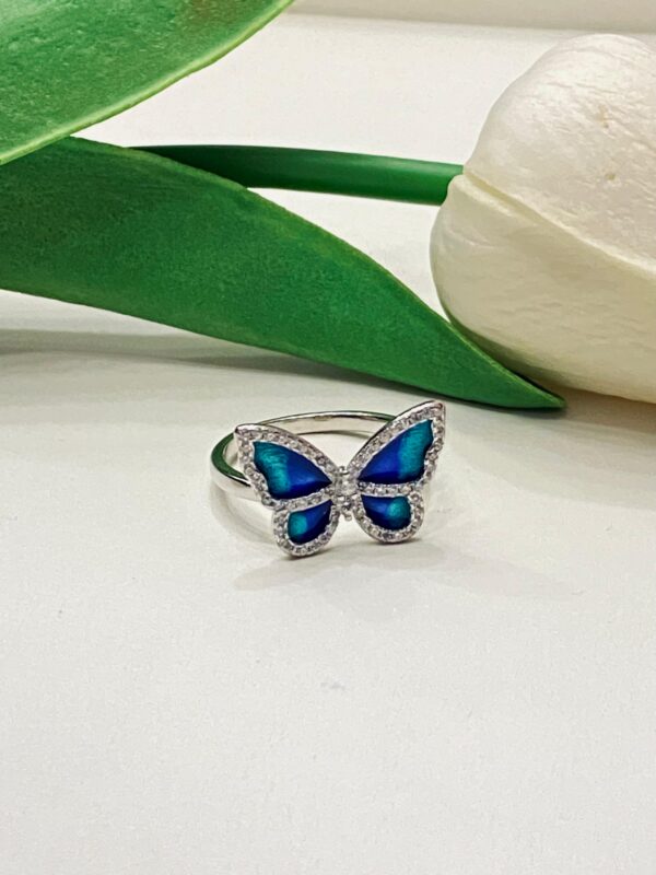 92.5 Silver ButterStone finger ring