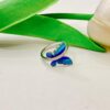92.5 Silver BlueBird Caratlane finger ring