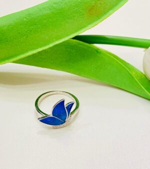 92.5 Silver Butterfly finger ring