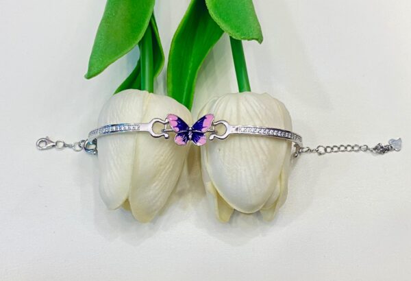 92.5 Pure Silver Pink florida Bracelet