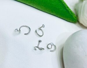 Pure Silver Simple Nose pin