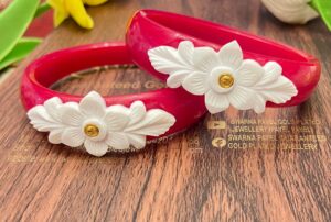 Original Shankha Mouth Flora noksha Bracelet pola (single)