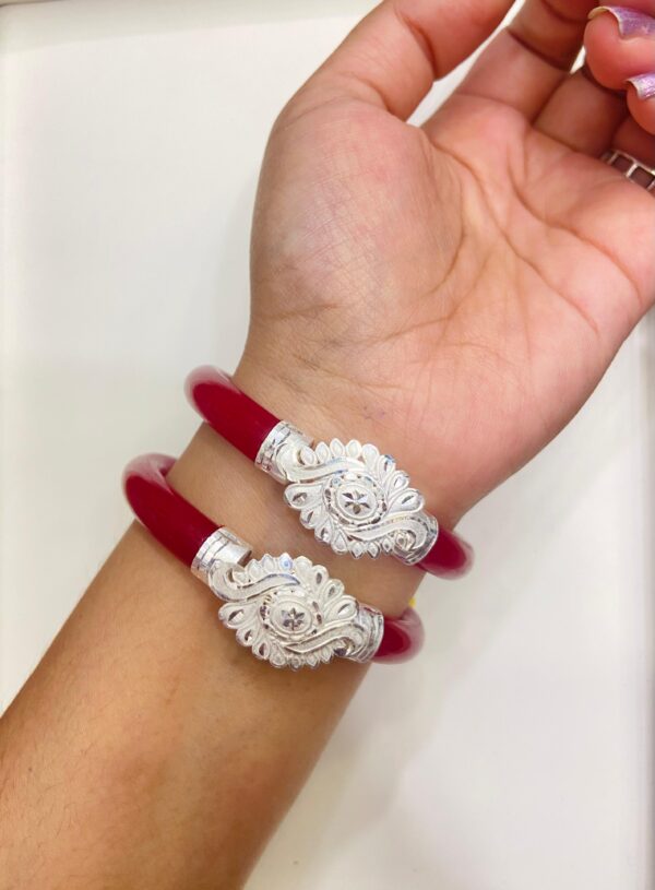 99.5 pure silver Bracelet pola (single) B
