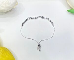 92.5 Hallmark Silver adjustable Payal
